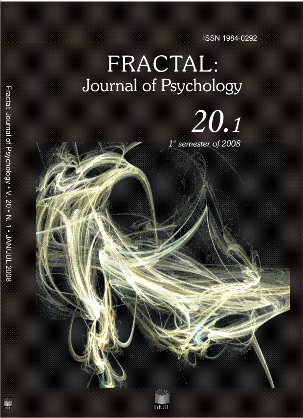 					View Vol. 20 No. 1 (2008): Fractal: Journal of Psychology
				
