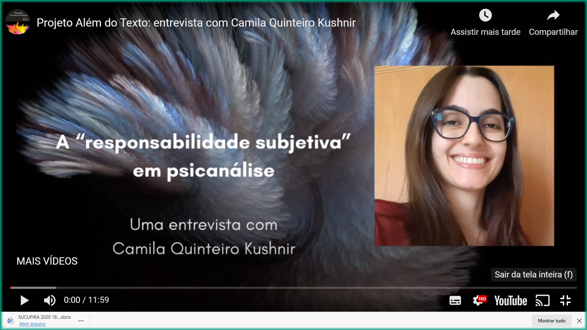 Imagem com a foto de Camila Kushnir